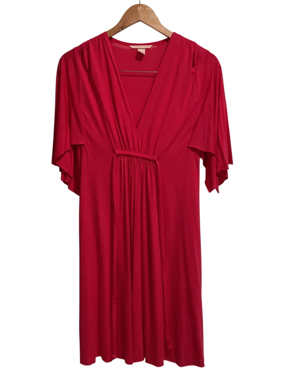 Victoria’s Secret‎ Swim Cover Up Dress Pink Modal Flutter Sleeve